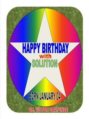 cover image of BORN JANUARY 04